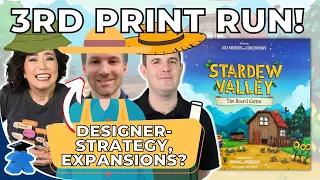 Stardew Valley the Board Game🌴🚜 - Designer/Publisher Cole shares the plan foward and back story
