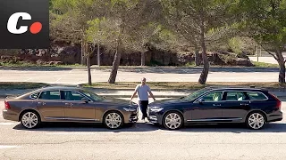 Volvo S90 vs V90 | Comparativa | Prueba / Test / Review en español | coches.net