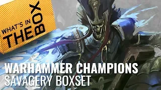 Warhammer Age of Sigmar Champions Unboxing: Savagery Booster Box