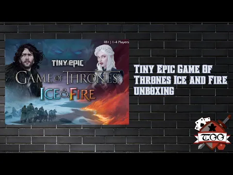 Tiny Epic Game Of Thrones Ice and Fire Unboxing