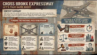 Cross Bronx Expressway - Follow the money in 5 minutes (Grants Loans Bonds and Taxes)
