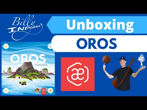 Oros Board Game Unboxing (Kickstarter Deluxe Edition with Neoprene Mat)