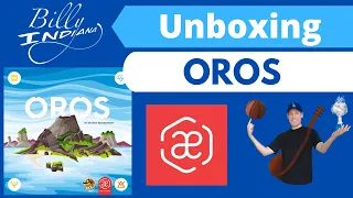 Oros Board Game Unboxing (Kickstarter Deluxe Edition with Neoprene Mat)