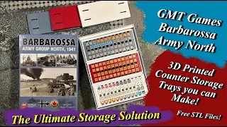 GMT Games: Barbarossa Army Group North, 1941 - 3D Printed trays