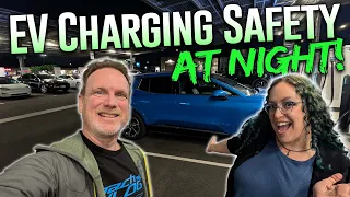 EV Charging Station Safety at Night -  A tour of Rove Charging