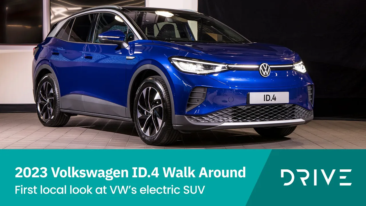 2023 Volkswagen ID.4 Walk Around | First Local Look at VW's Electric SUV | Drive.com.au