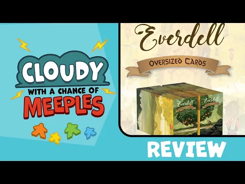 Everdell Oversized Cards Review/Comparison - Cloudy with a Chance of Meeples