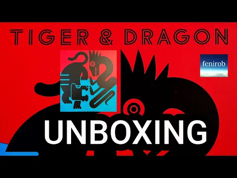 Tiger & Dragon Board Game | Unboxing (No Talking)