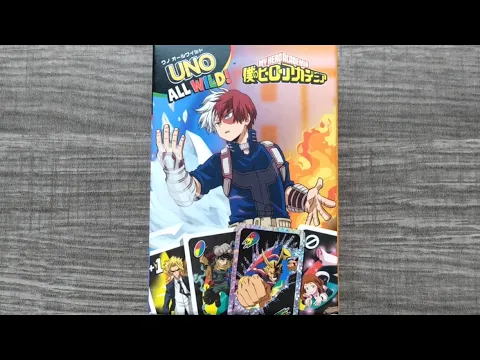 McDonald's UNO All Wild! My Hero Academia Card Game 2026 McDonald’s Mini