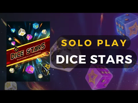 Dice Stars Board Game Solo Gameplay | DaniCha