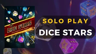 Dice Stars Board Game Solo Gameplay | DaniCha