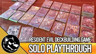 Resident Evil Deck Building Game | Solo Playthrough | Jill