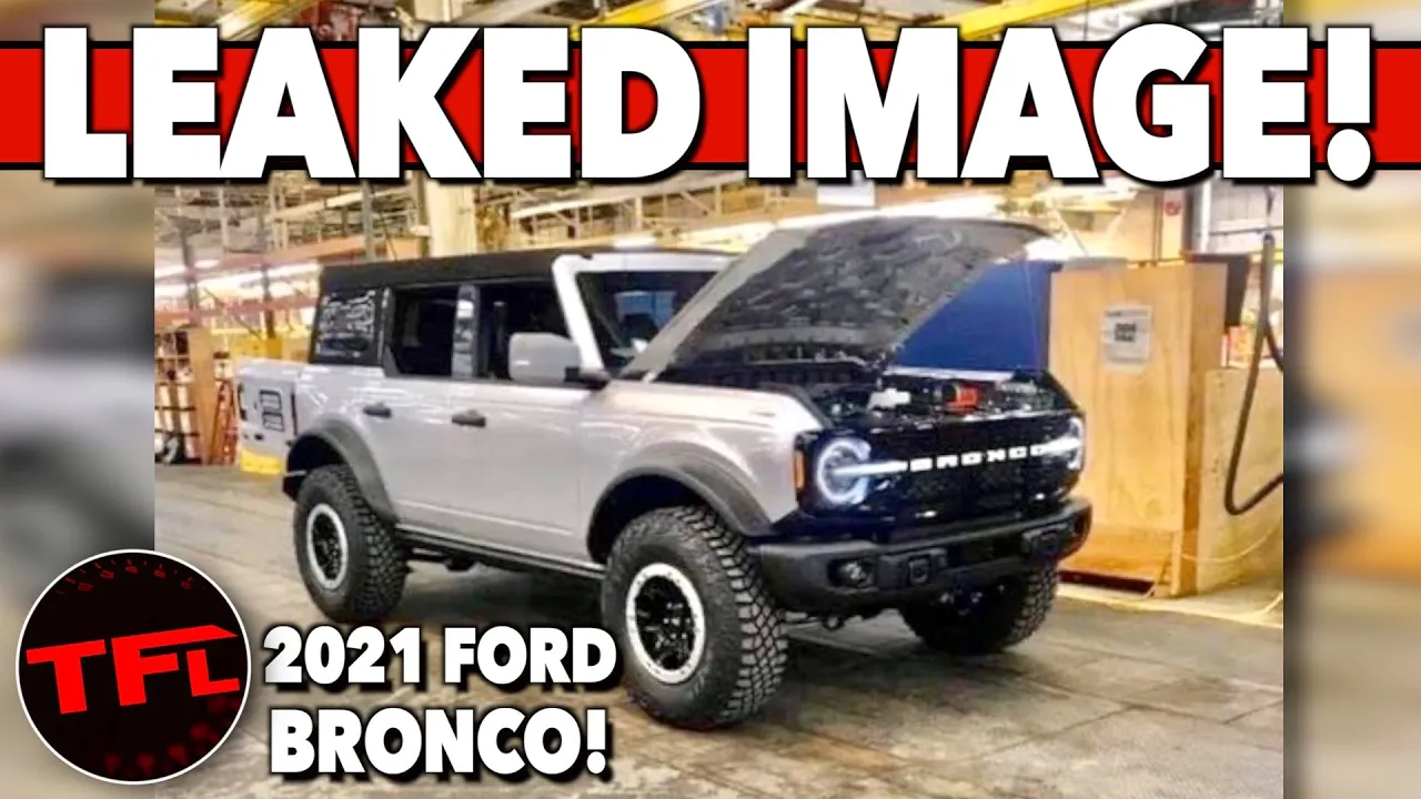 2021 Ford Bronco LEAKED: The New Ford Bronco Looks VERY Similar To The Jeep Wrangler!