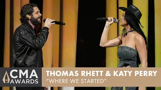 Thomas Rhett and Katy Perry Perform Their New Song &quot;Where We Started&quot; | LIVE @ CMA Awards