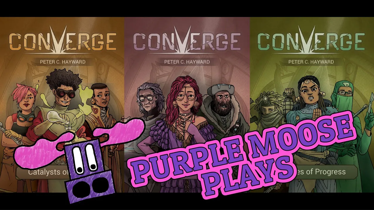 Purple Moose Plays...Converge (solo) - Kickstarter Preview