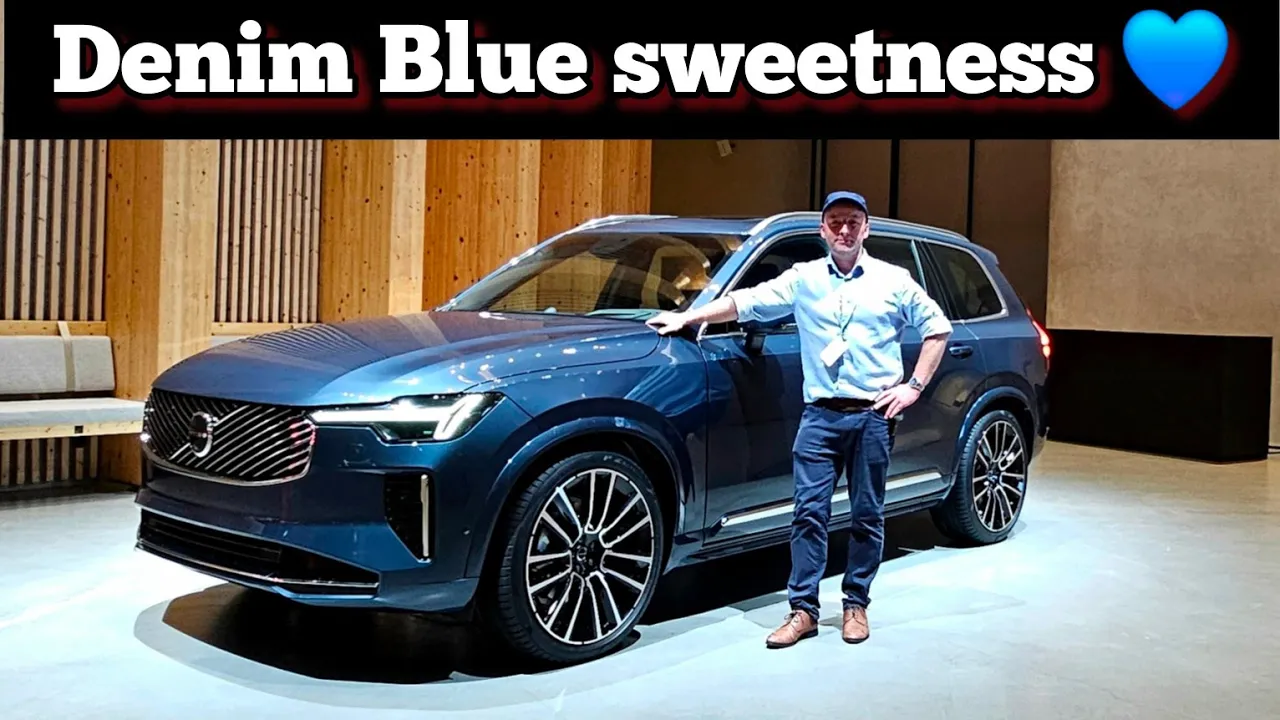 90/90 Party 🥳 Part 2/2. Denim Blue XC90 & new Herringbone upholstery 💙