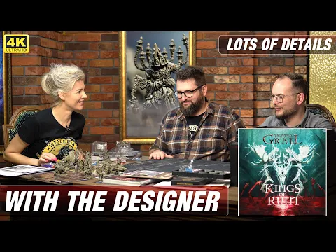Tainted Grail: Kings of Ruin - Lots of details and interesting facts - Unboxing ( High Quality 4K )