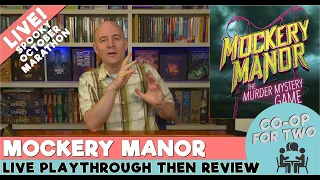 Mockery Manor - Murder Mystery Game - Recap & Part 2