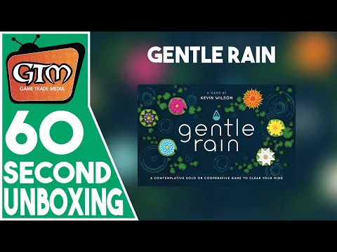 Gentle Rain by Mondo Games | Game Trade Minute | (A 60 Second #Tabletopgaming Snapshot)