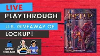 LIVE - Lockup: A Roll Player Tale Board Game Playthrough with Meeple University