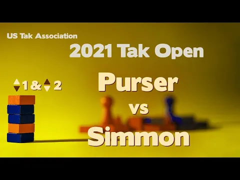 Live Self-Commentary - 2021 Tak Open - Purser vs Simmon