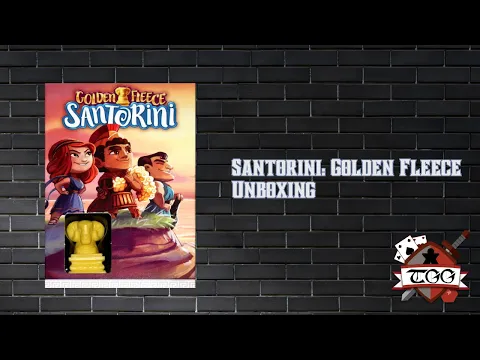 Santorini: Golden Fleece Board Game Unboxing | Components, Heroes & First Look