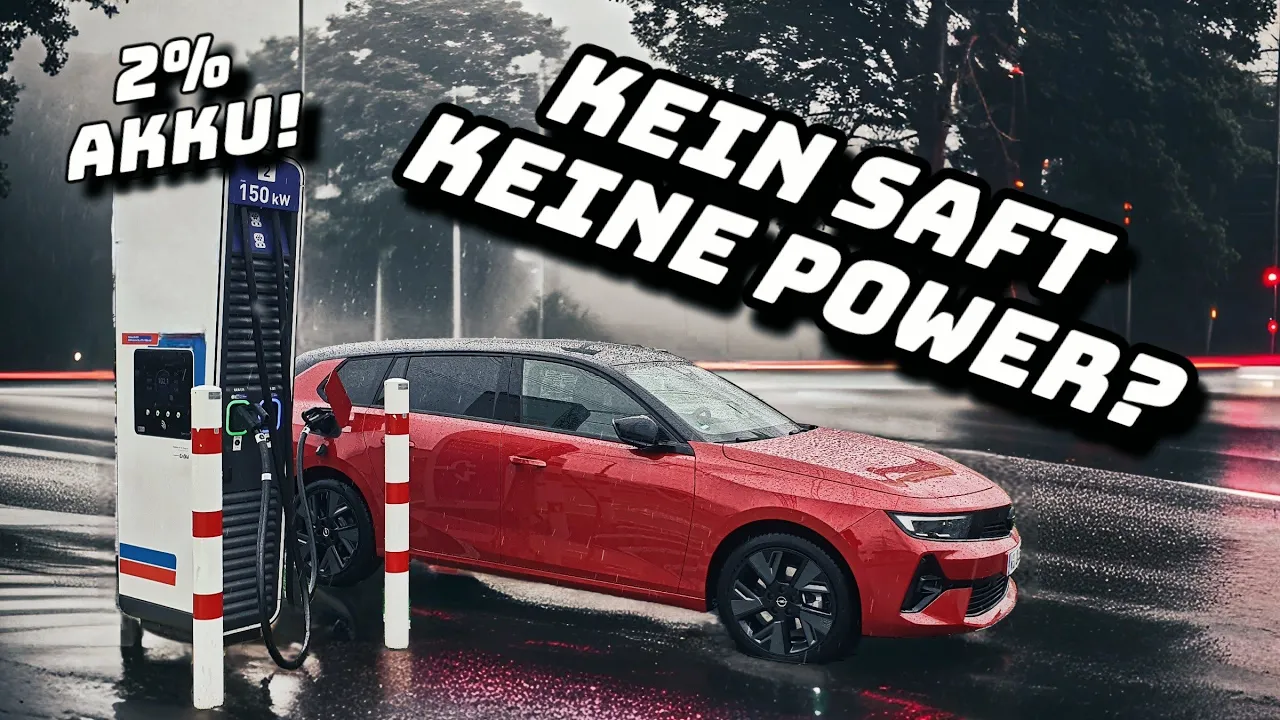 Nur 2% im Akku = ein Verkehrshindernis? Wenn dem Elektroauto der Saft ausgeht!