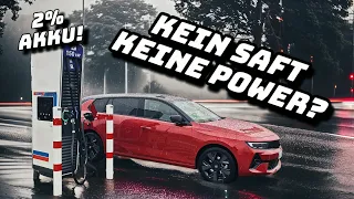 Nur 2% im Akku = ein Verkehrshindernis? Wenn dem Elektroauto der Saft ausgeht!