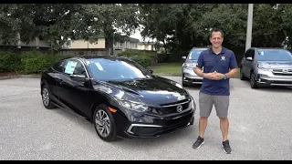 Is the 2020 Honda Civic LX coupe the MOST affordable 2-door sporty car?