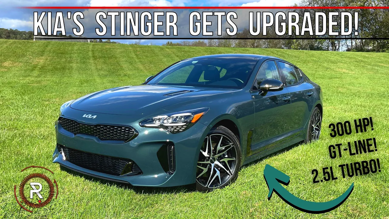 The 2022 Kia Stinger GT-Line Is A More Powerful Rear-Drive Premium Sport Sedan