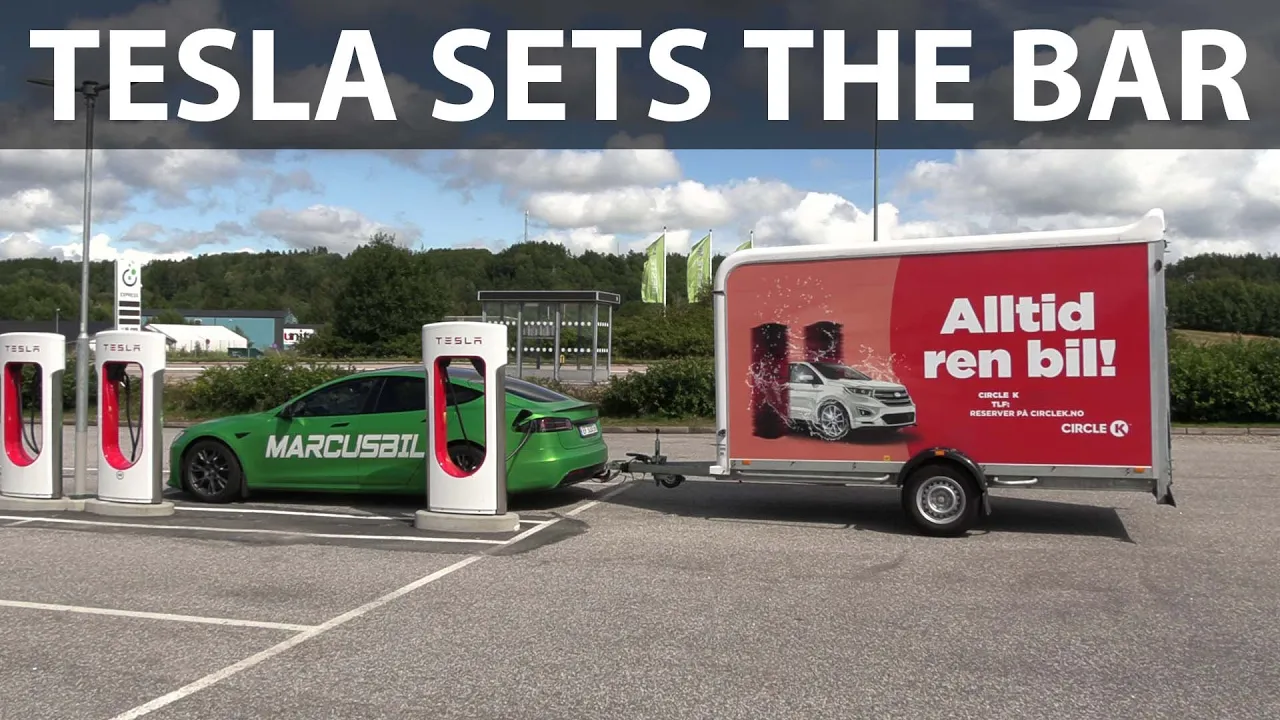 Tesla Model S Plaid 1000 km trailer challenge part 2