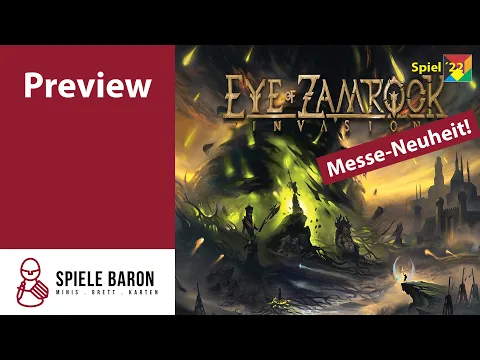 Episches Fantasy RPG-Brettspiel: Eye Of Zamrock - Invasion
