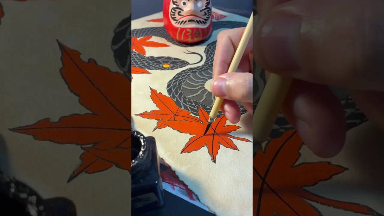 Vídeo de Filipe Rocha Japanese Tattoo Paintings