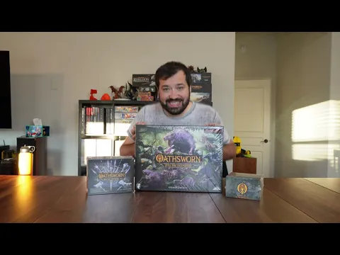 Oathsworn Standee and armory reprint Unboxing 4k