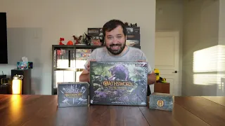 Oathsworn Standee and armory reprint Unboxing 4k