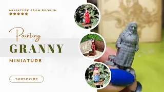 Painting the Granny miniature