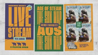 Age of Steam - Sun - 3p Teaching, Play-through, & Round table by Heavy Cardboard