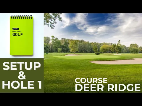 Paper Apps Golf | How to play & Hole 1 | Deer Ridge Course