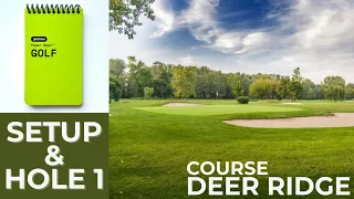 Paper Apps Golf | How to play & Hole 1 | Deer Ridge Course
