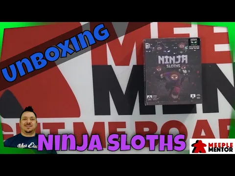 Meeple Mentor Unboxes Ninja Sloths