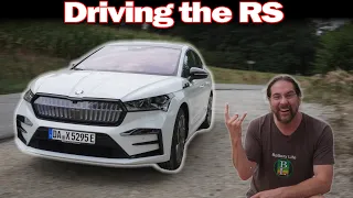 Skoda Enyaq Coupe RS - Driving test (acceleration, topspeed, assist systems...)