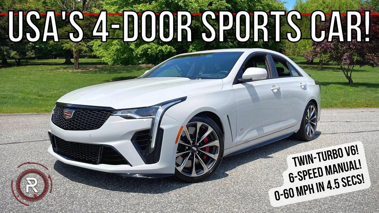 The 2022 Cadillac CT4-V Blackwing Is A Perfected American 4-Door Sports Car