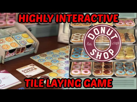 Donut Shop Review - A Highly Interactive Tile Laying Game