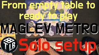 From Empty Table to Subway Empire: Maglev Metro Solo Setup (Manhattan Map)