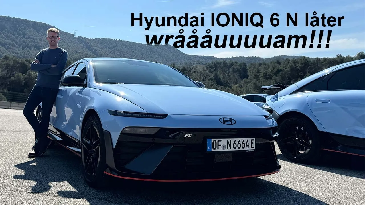 Hyundai IONIQ 6 N – elbilen som låter wråååuuuuam!