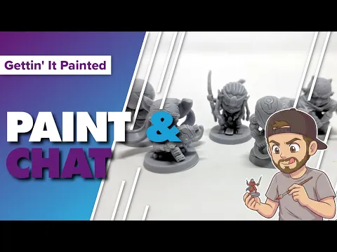 Starcadia Quest Miniature Painting Live Stream and Chat