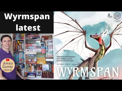 Wyrmspan Wingspan successor #boardgame #tabletop AmassGames #games #wyrm #birds #game #euro Apiary