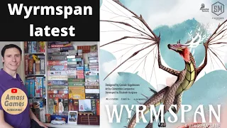 Wyrmspan Wingspan successor #boardgame #tabletop AmassGames #games #wyrm #birds #game #euro Apiary