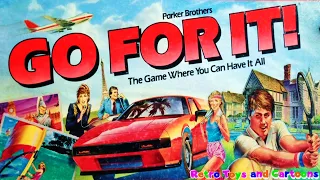 Go For IT! Board Game Parker Brothers UK advert Retro Toys and Cartoons