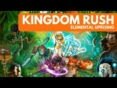 Kingdom Rush: Elemental Uprising | Solo Board Game Tutorial and Playthrough